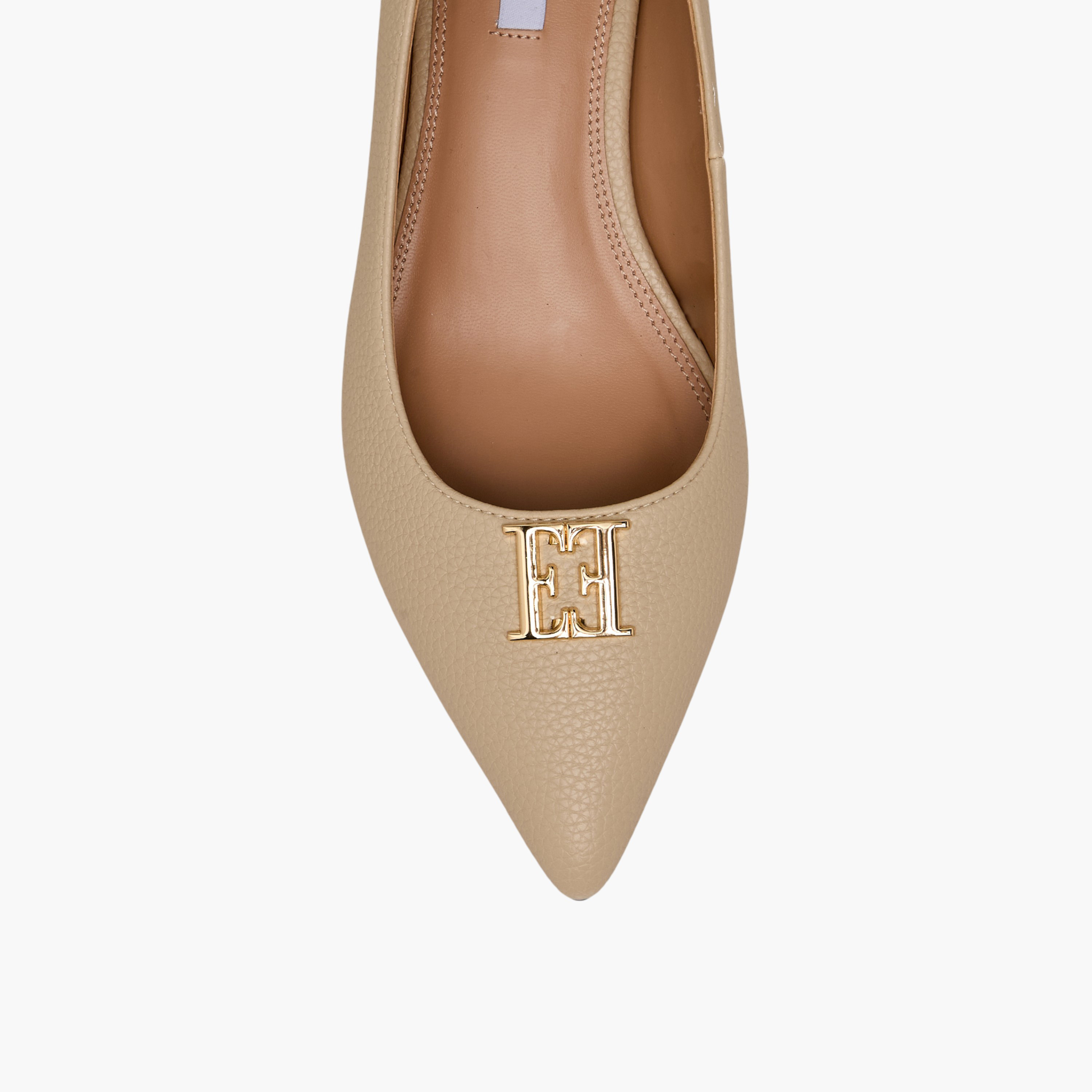 Elle Women Logo Embellished Kitten Heel Pumps-women-shoes-heels-image-4