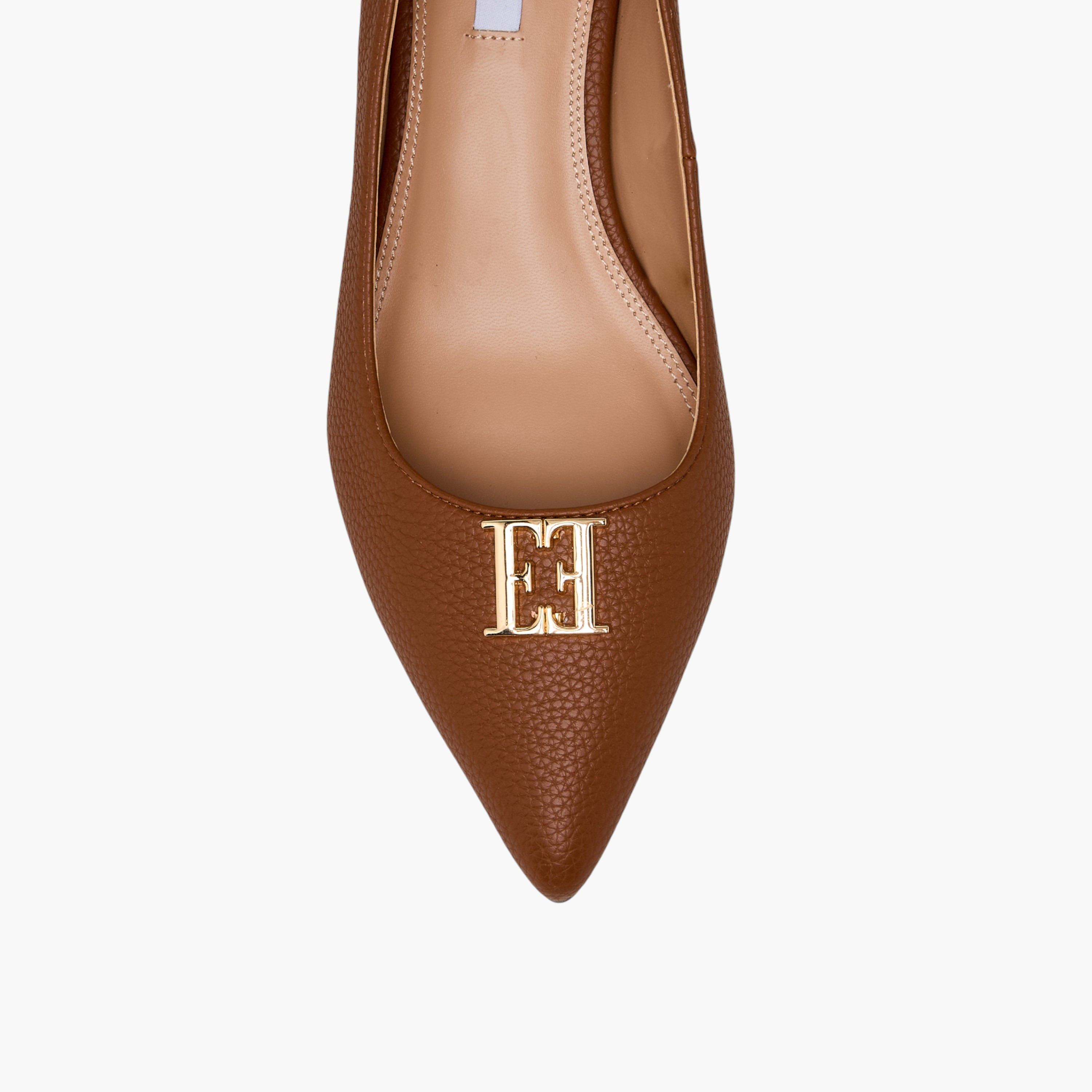 Elle Women Logo Embellished Kitten Heel Pumps-women-shoes-heels-image-4