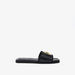 ELLE Women's Monogram Embossed Slip-On Sandals-Women%27s Flat Sandals-thumbnail-0