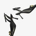 Haadana Chain Accented Mules with Stilettos Heels and Buckle Closure-Women%27s Heel Shoes-thumbnail-5
