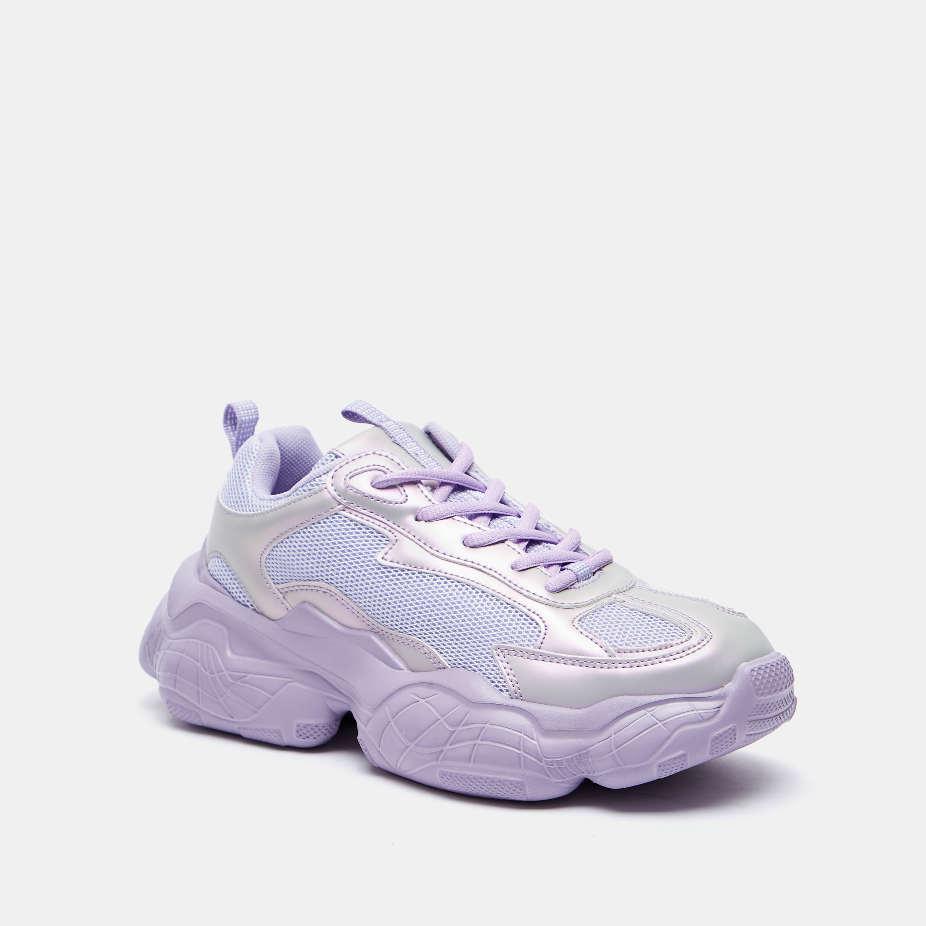 حذاء سنيكرز بارز الملمس برباط إغلاق من هادانا-women-shoes-sneakers-image-2