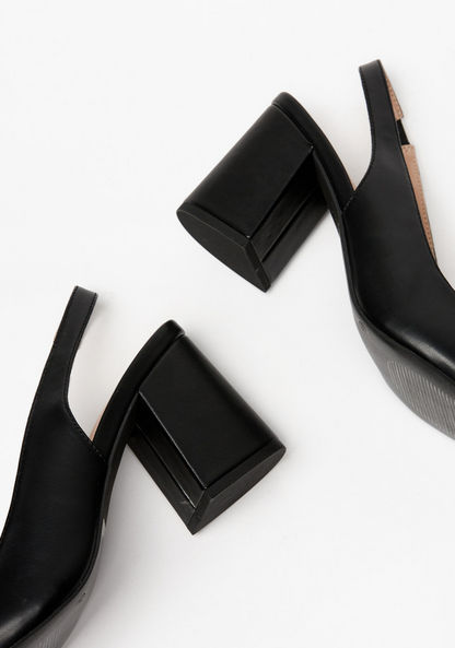 Celeste Women's Embellished Slingback Pumps with Block Heels-Women%27s Heel Shoes-image-3