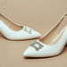 Celeste Women's Embellished Slingback Pumps with Block Heels-Women%27s Heel Shoes-thumbnail-3