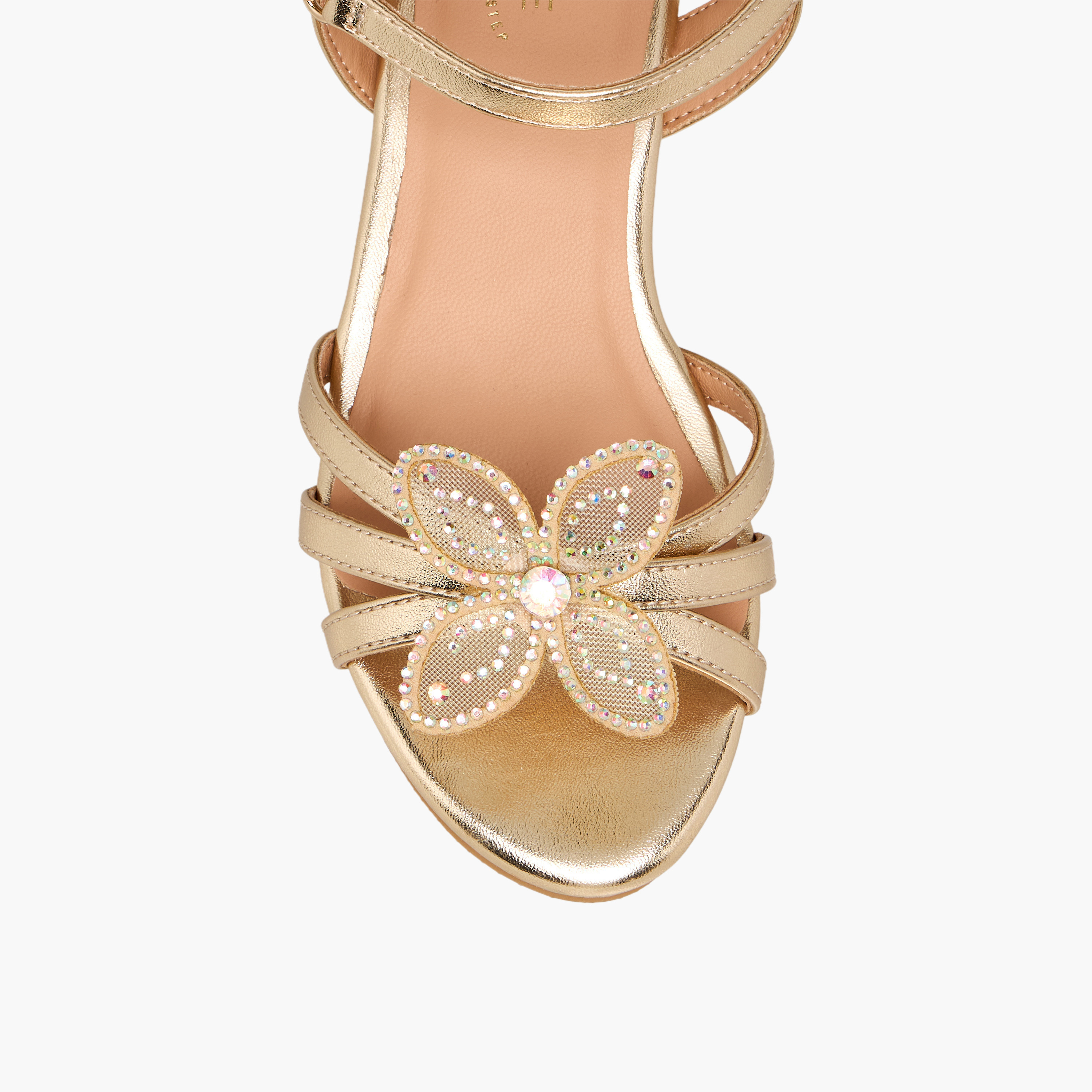 Celeste Girls Block Heel Ankle Strap Sandals-girls-shoes-sandals-image-4