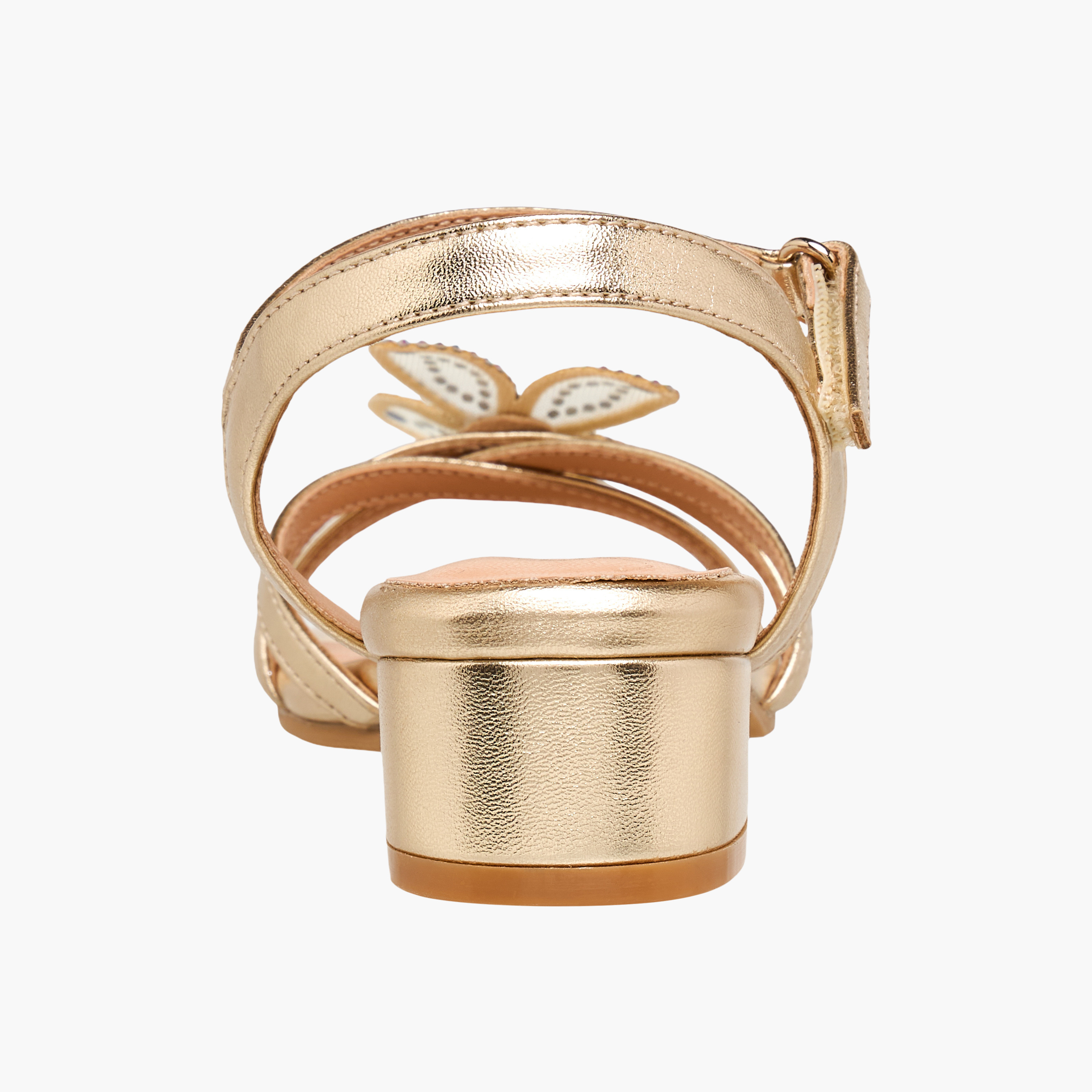 Celeste Girls Block Heel Ankle Strap Sandals-girls-shoes-sandals-image-5