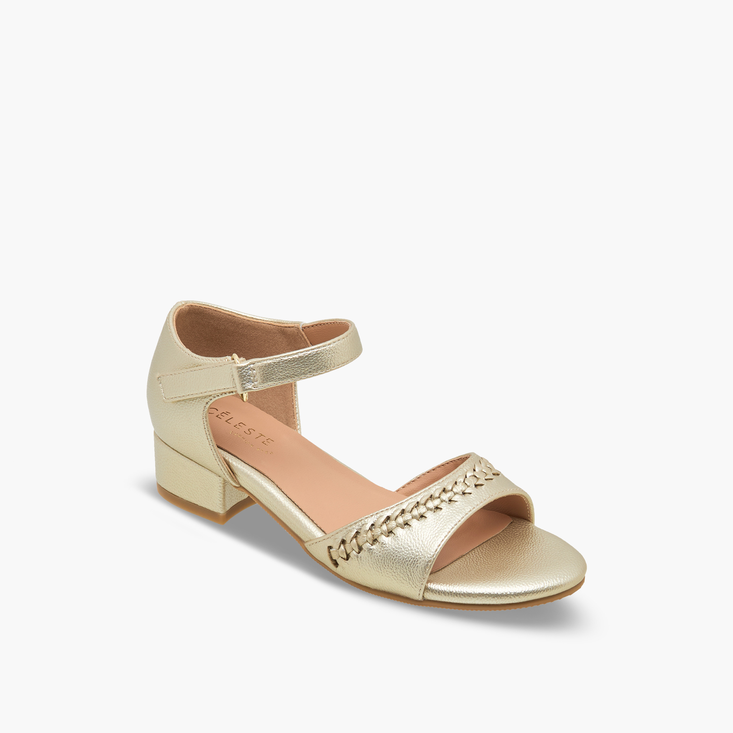 صندل بكعب عريض وتفاصيل ضفيرة للبنات من سيليست-girls-shoes-sandals-image-2