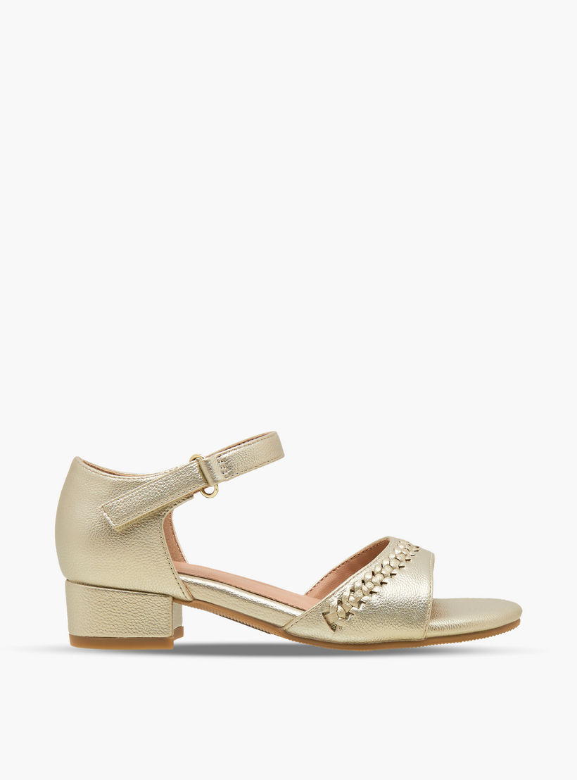 صندل بكعب عريض وتفاصيل ضفيرة للبنات من سيليست-girls-shoes-sandals-image-3