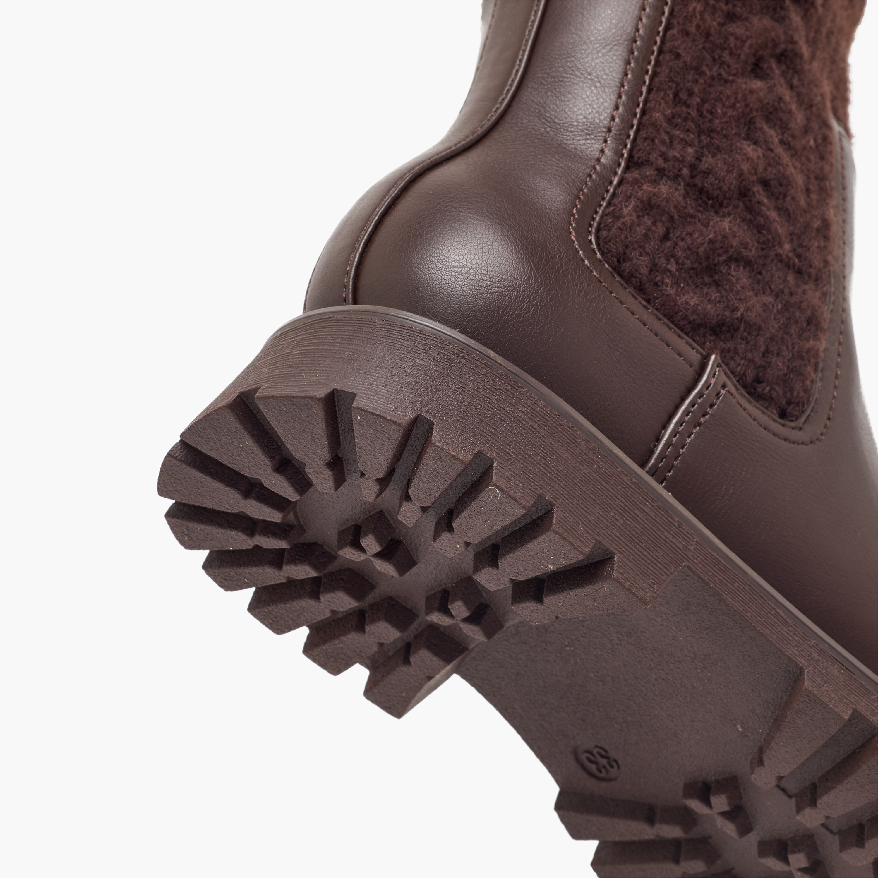 Little Missy Girls Cable Knit High Cut Boots-girls-shoes-boots-image-5