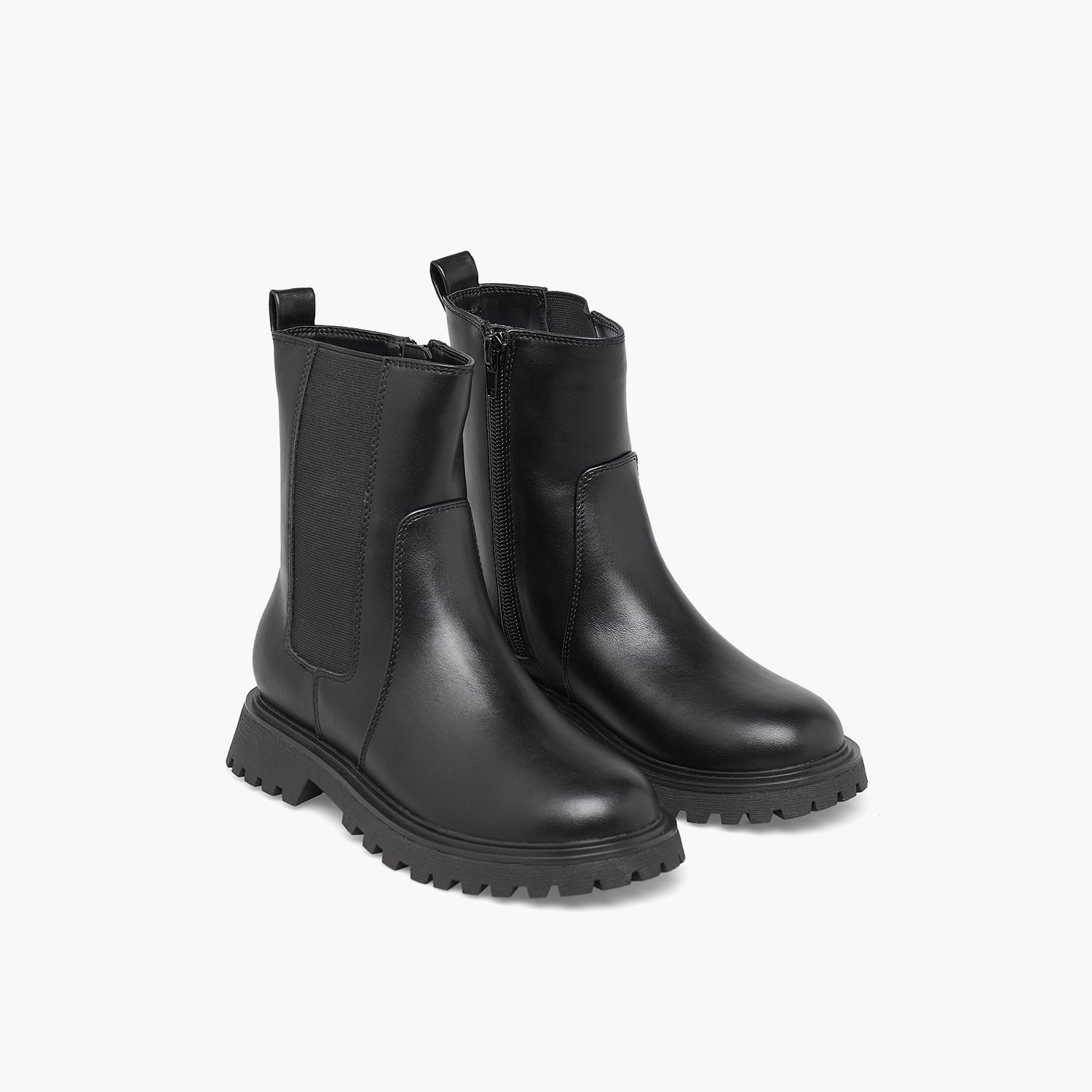 بوت برقبة عالية ونمط لوح للبنات من سيليست-girls-shoes-boots-image-1