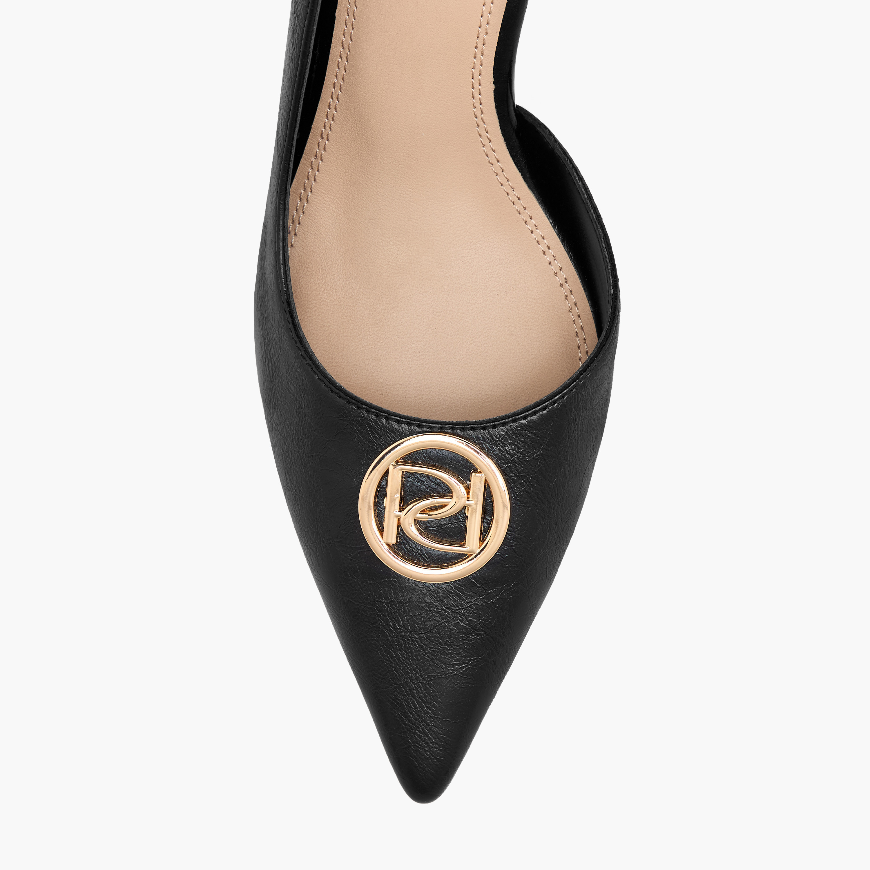 Paprika Logo Accent Slip-On Shoes with Stiletto Heels-women-shoes-heels-image-9