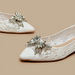 Celeste Women's Butterfly Accented Slip-On Pointed Toe Ballerina Shoes-Women%27s Ballerinas-thumbnailMobile-2