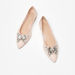 Celeste Women's Butterfly Accented Slip-On Pointed Toe Ballerina Shoes-Women%27s Ballerinas-thumbnailMobile-1