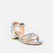 Little Missy Embellished Block Heel Sandals with Hook and Loop Closure-Girl%27s Sandals-thumbnail-1