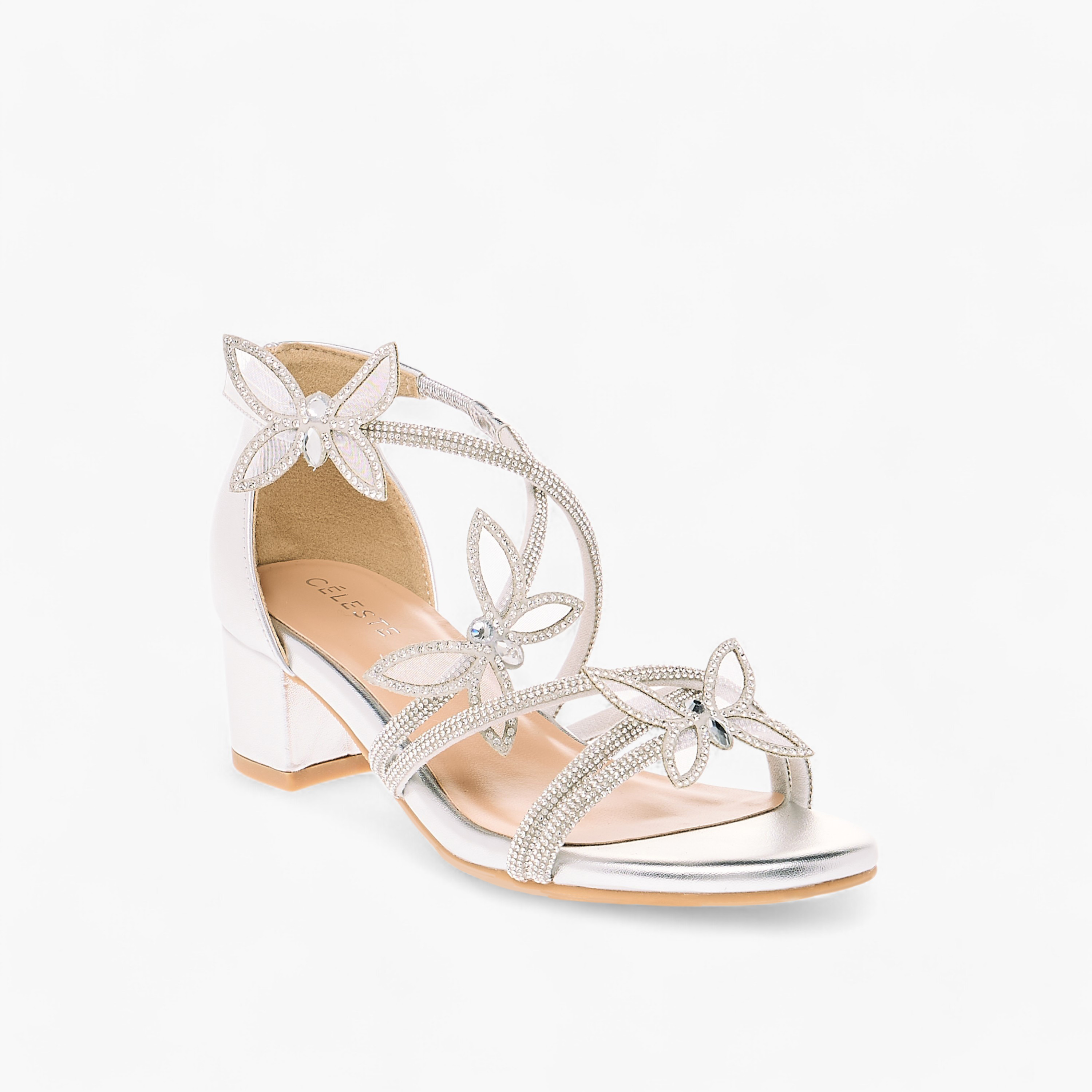 صندل بحزام مزين بفراشة وبشريط إغلاق لاصق للبنات من سيليست-girls-shoes-sandals-image-7