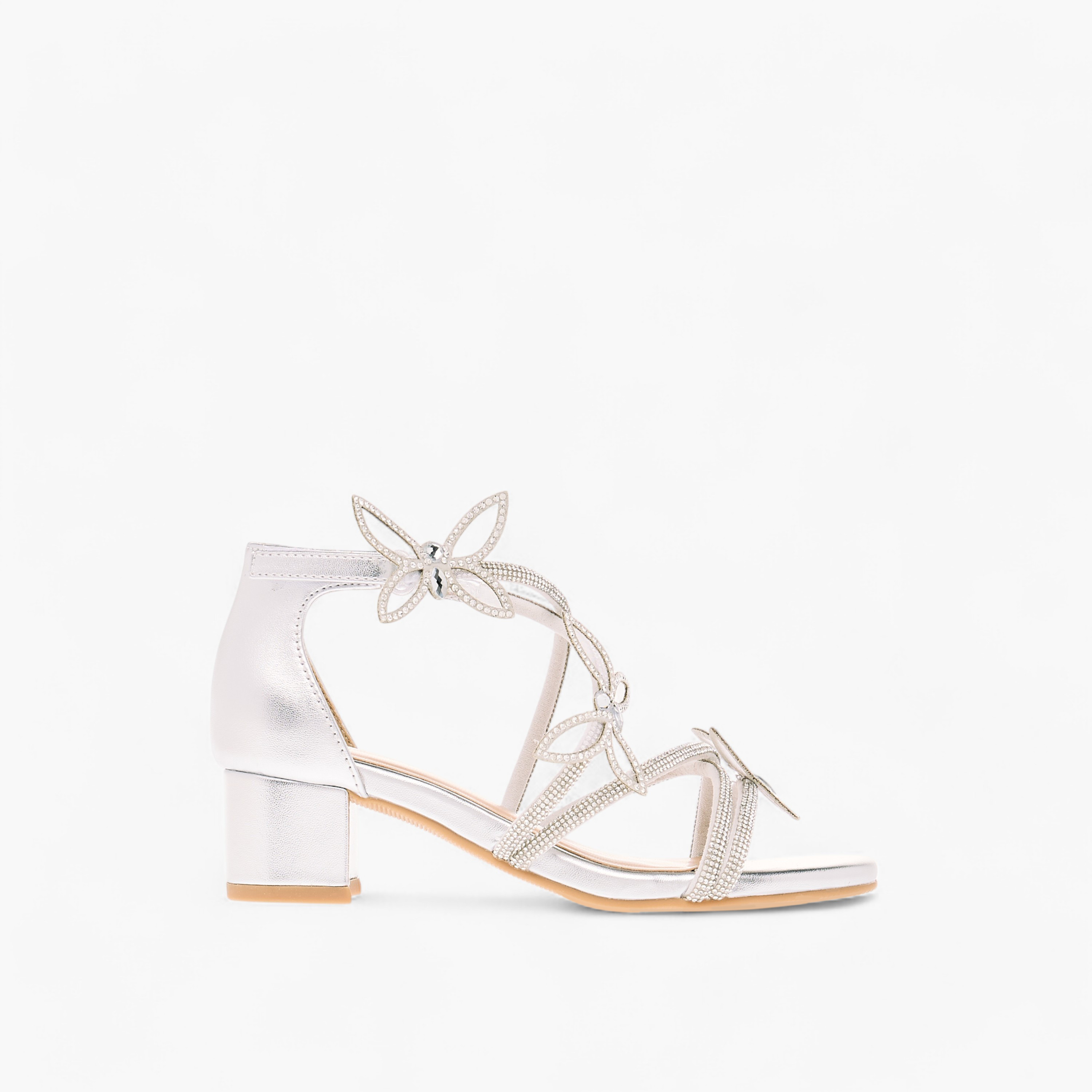 صندل بحزام مزين بفراشة وبشريط إغلاق لاصق للبنات من سيليست-girls-shoes-sandals-image-8