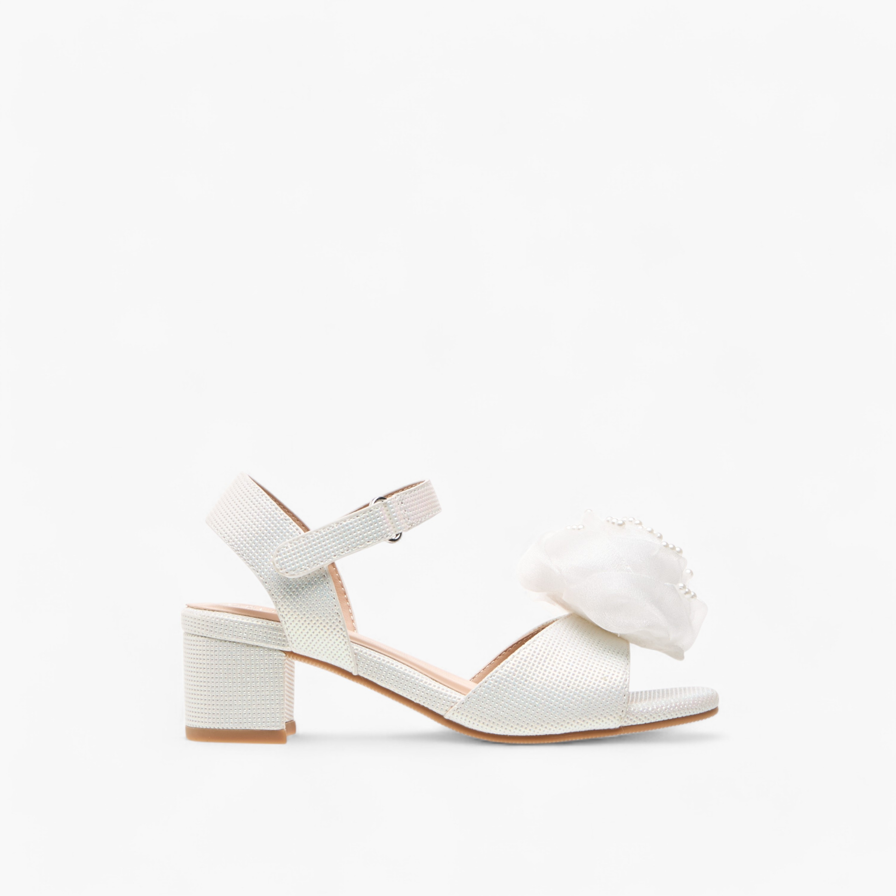 صندل مزين بأزهار وكعب سميك وشريط إغلاق للبنات من سيليست-girls-shoes-sandals-image-3