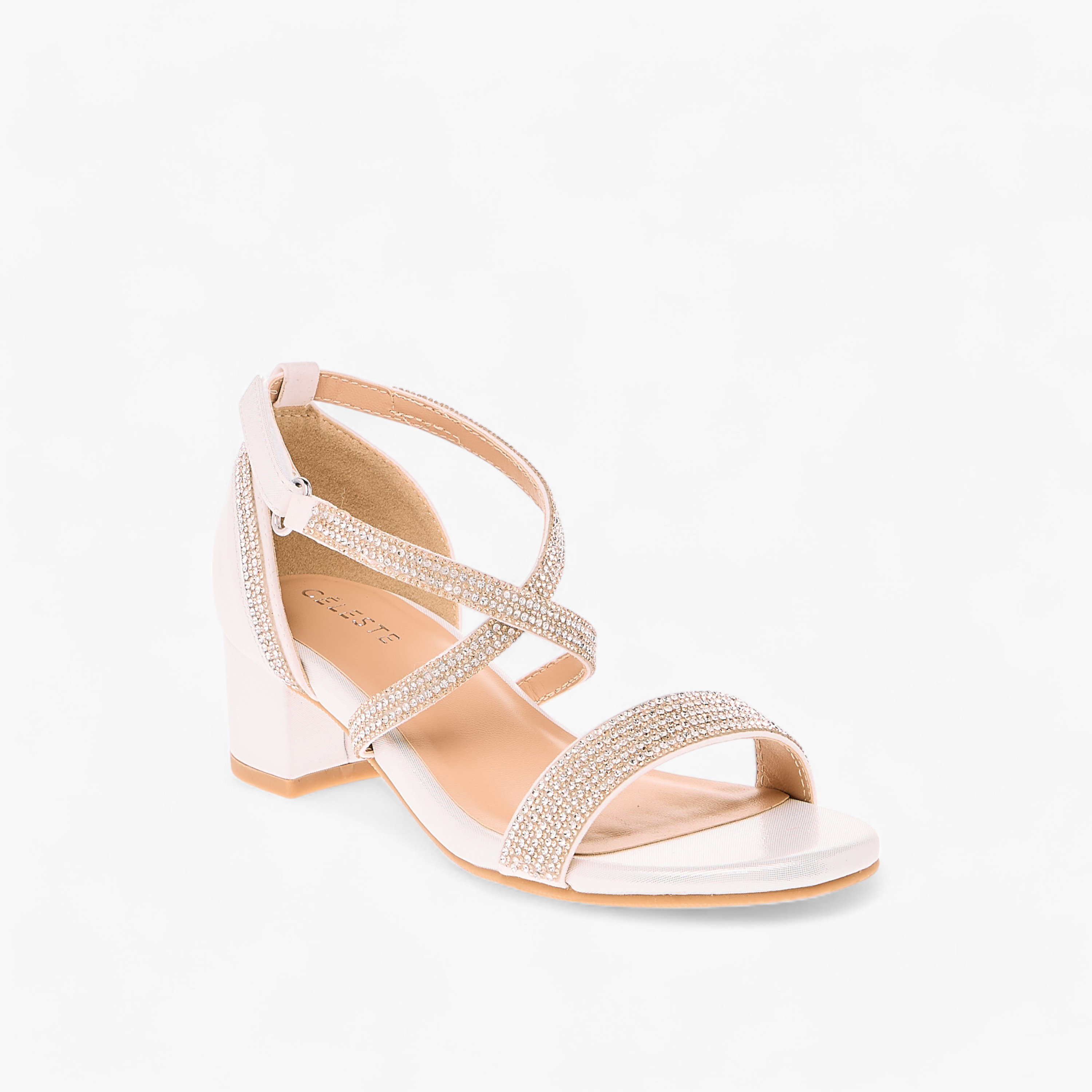 Celeste Girl's Embellished Sandals with Hook and Loop Closure-girls-shoes-sandals-image-2