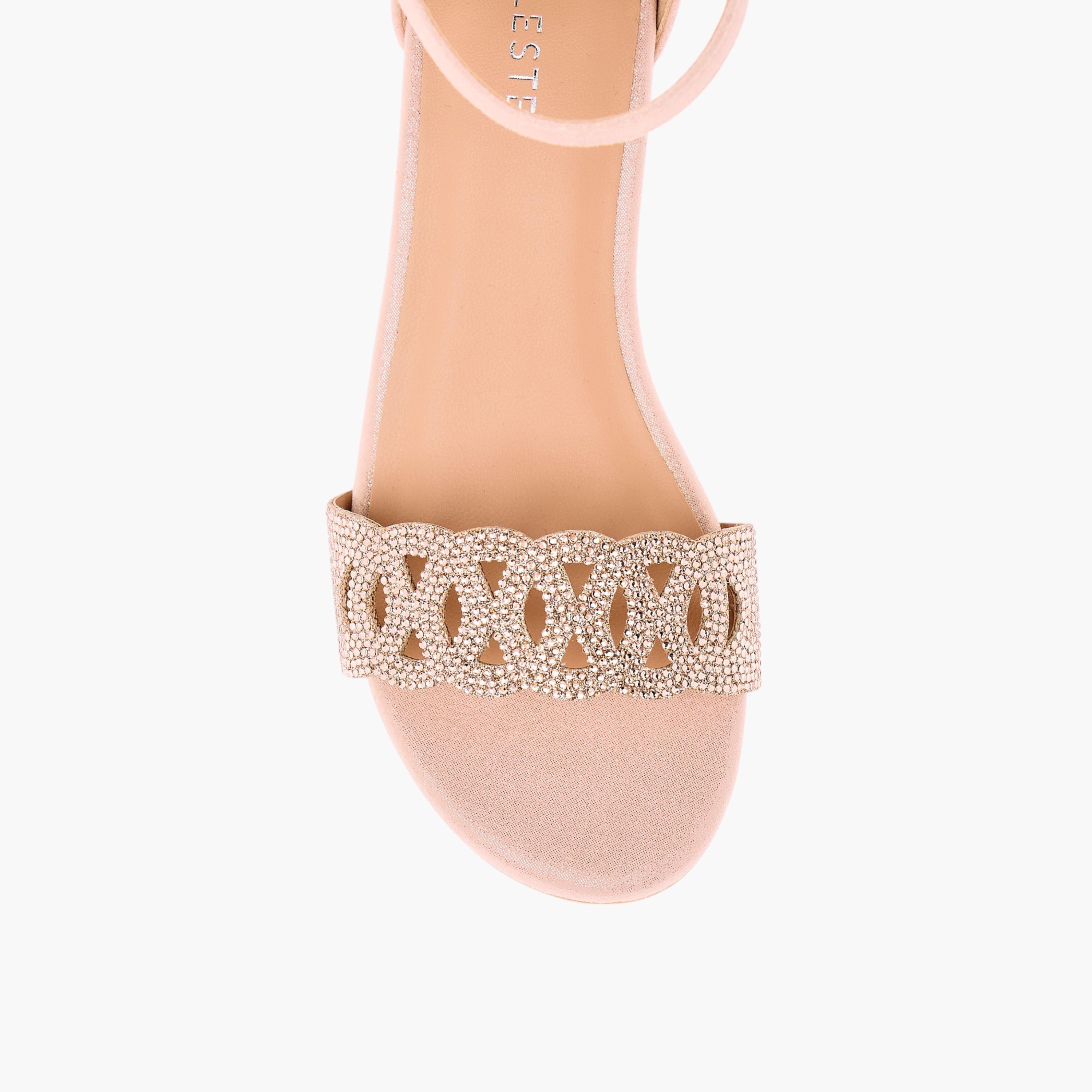Celeste Girls' Embellished Sandals with Hook and Loop Closure-girls-shoes-sandals-image-4