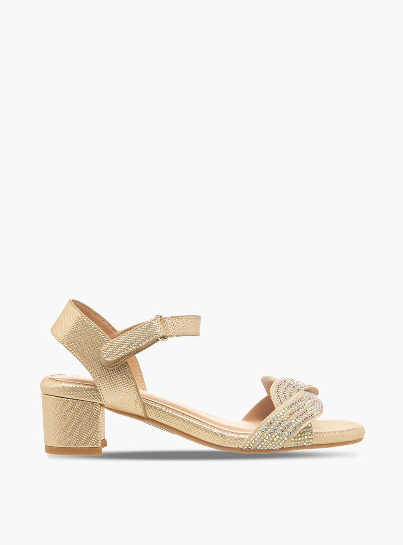 صندل مزين بكعب سميك للبنات من سيليست-girls-shoes-sandals-image-3