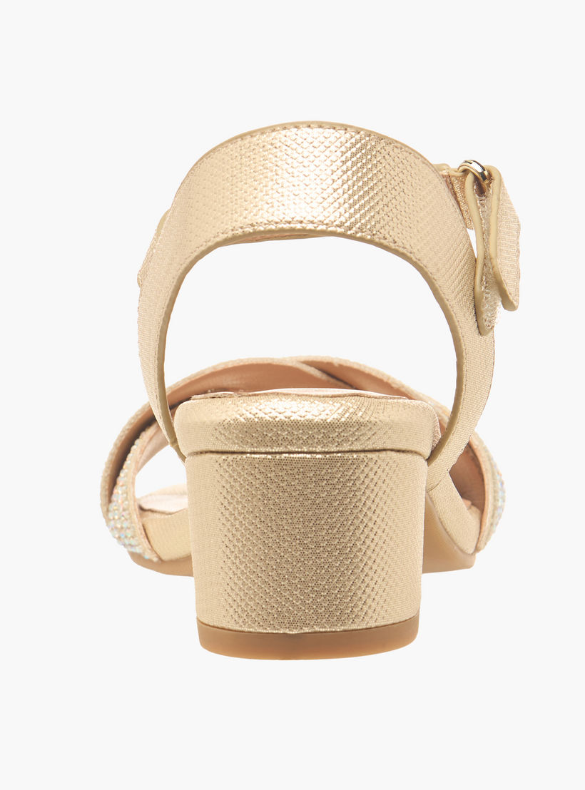صندل مزين بكعب سميك للبنات من سيليست-girls-shoes-sandals-image-5