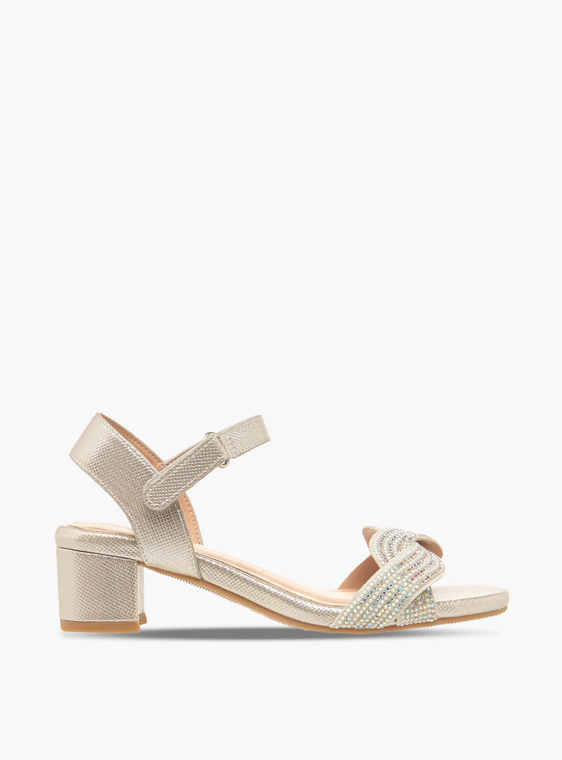 صندل مزين بكعب سميك للبنات من سيليست-girls-shoes-sandals-image-3