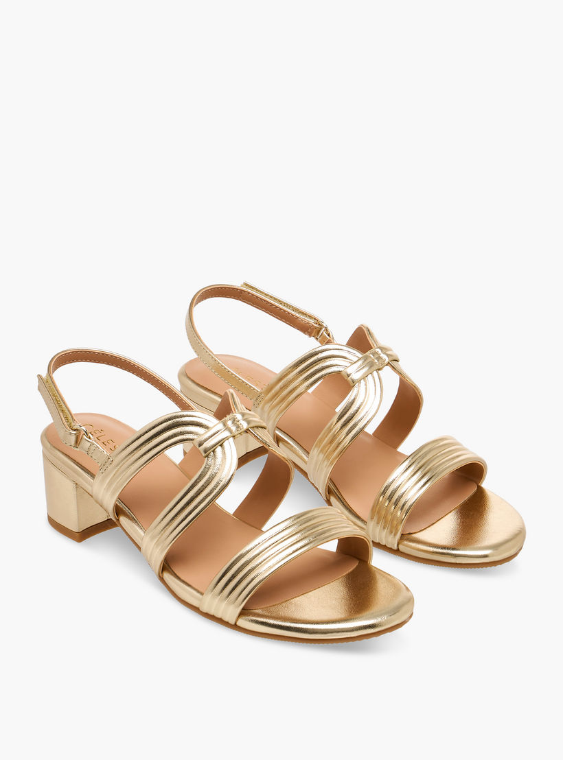 صندل بكعب عريض وبشريط إغلاق لاصق للبنات من سيليست-girls-shoes-sandals-image-1
