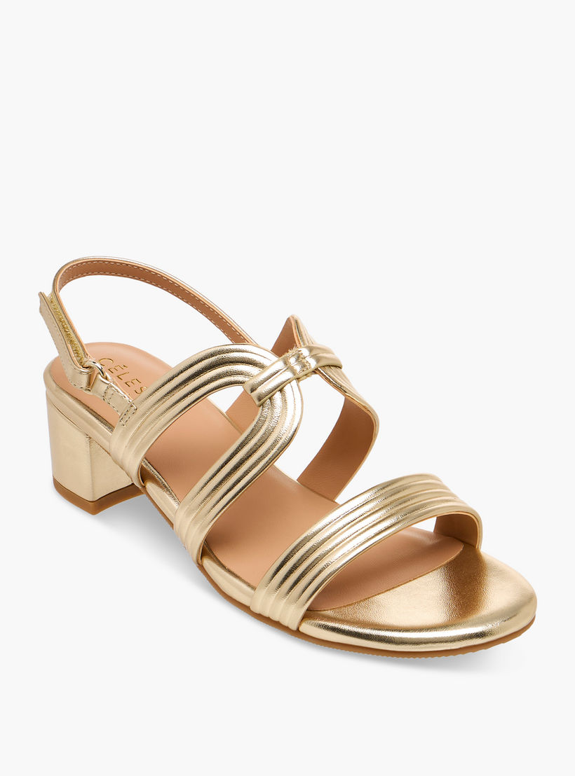 صندل بكعب عريض وبشريط إغلاق لاصق للبنات من سيليست-girls-shoes-sandals-image-2