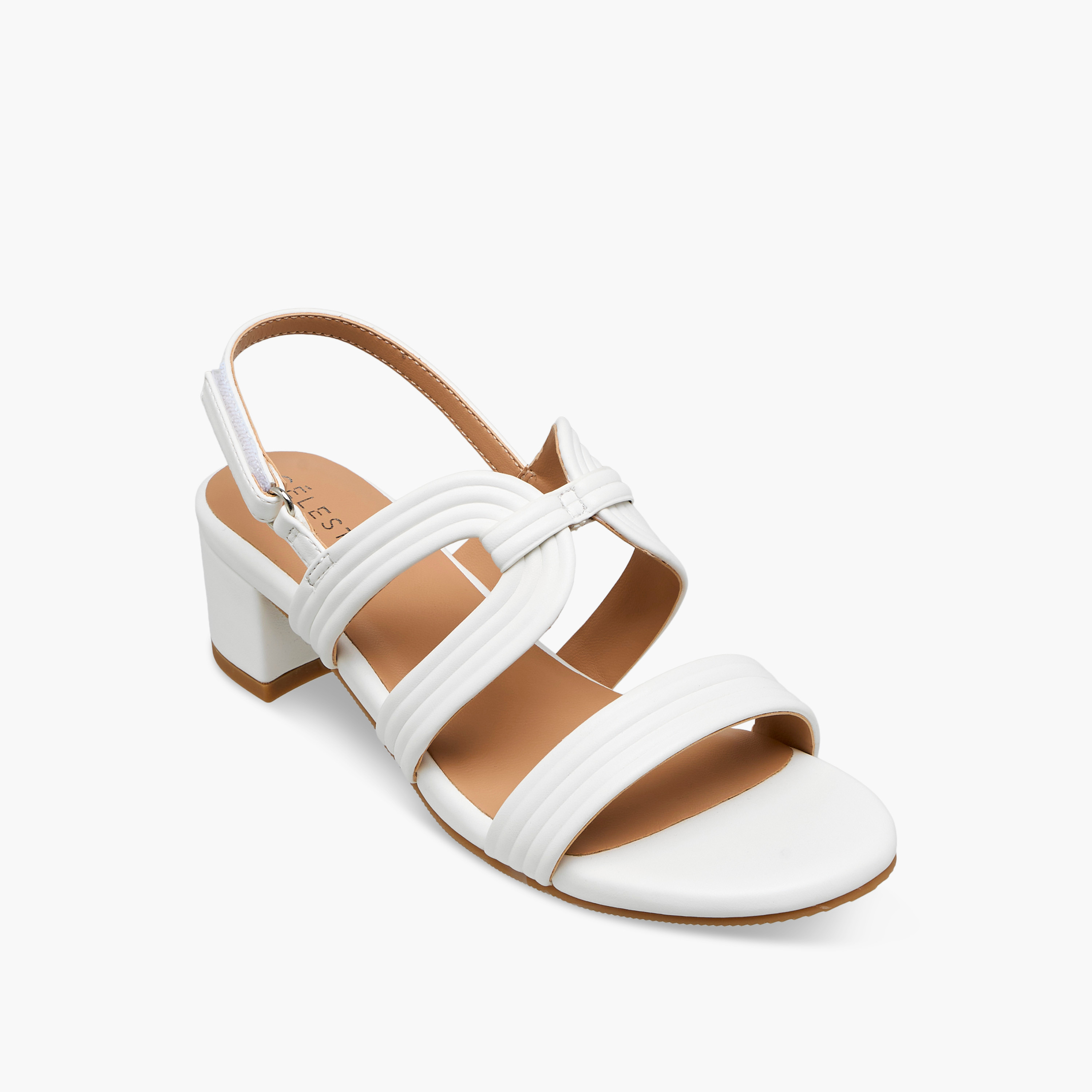 صندل بكعب عريض وبشريط إغلاق لاصق للبنات من سيليست-girls-shoes-sandals-image-2