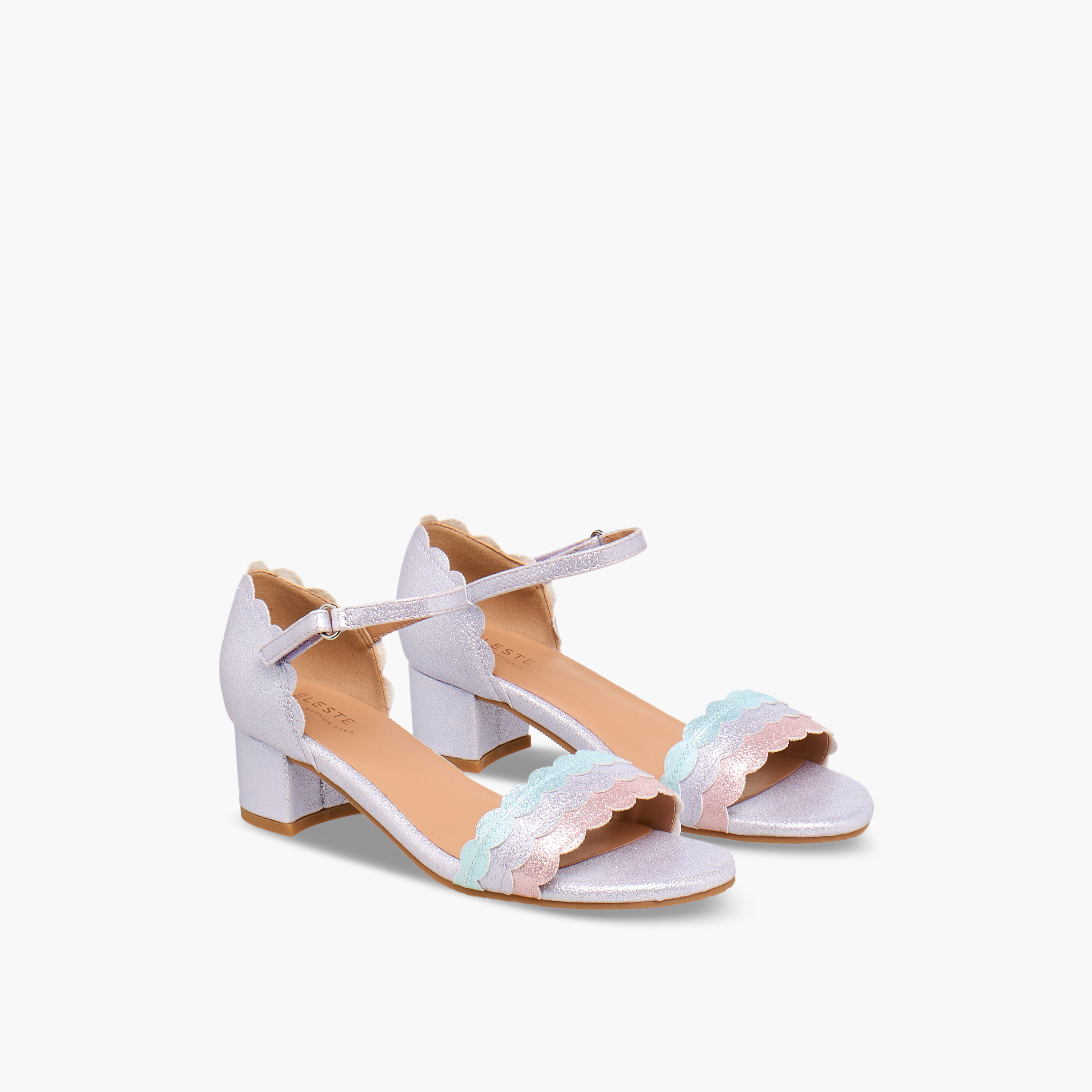 صندل بكعب عريض وحزام كاحل للبنات من سيليست-girls-shoes-sandals-image-1