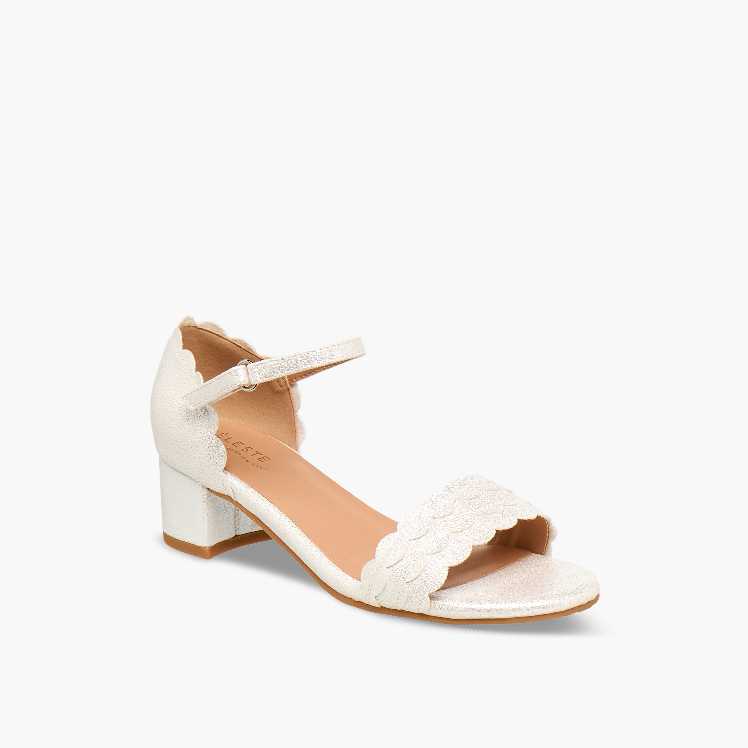 Celeste Girls Block Heel Ankle Strap Sandals-girls-shoes-sandals-image-2