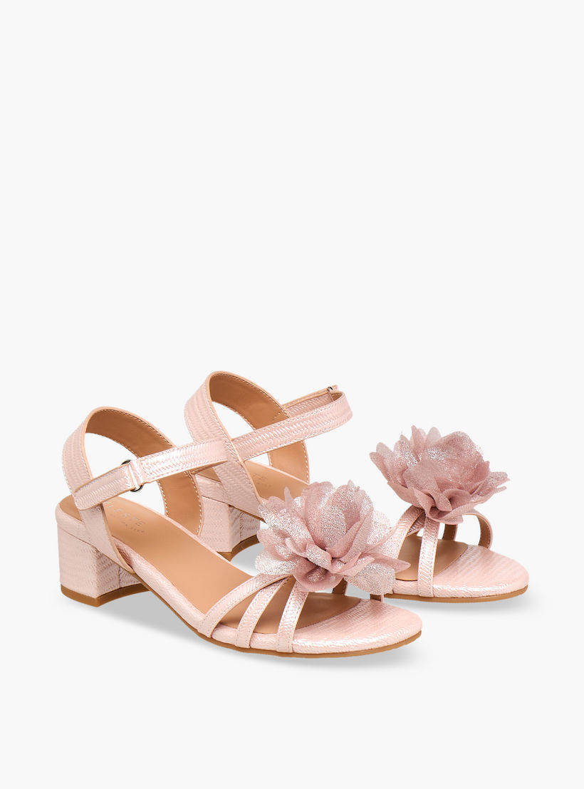 صندل بحزام كاحل وكعب سميك للبنات من سيليست-girls-shoes-sandals-image-1