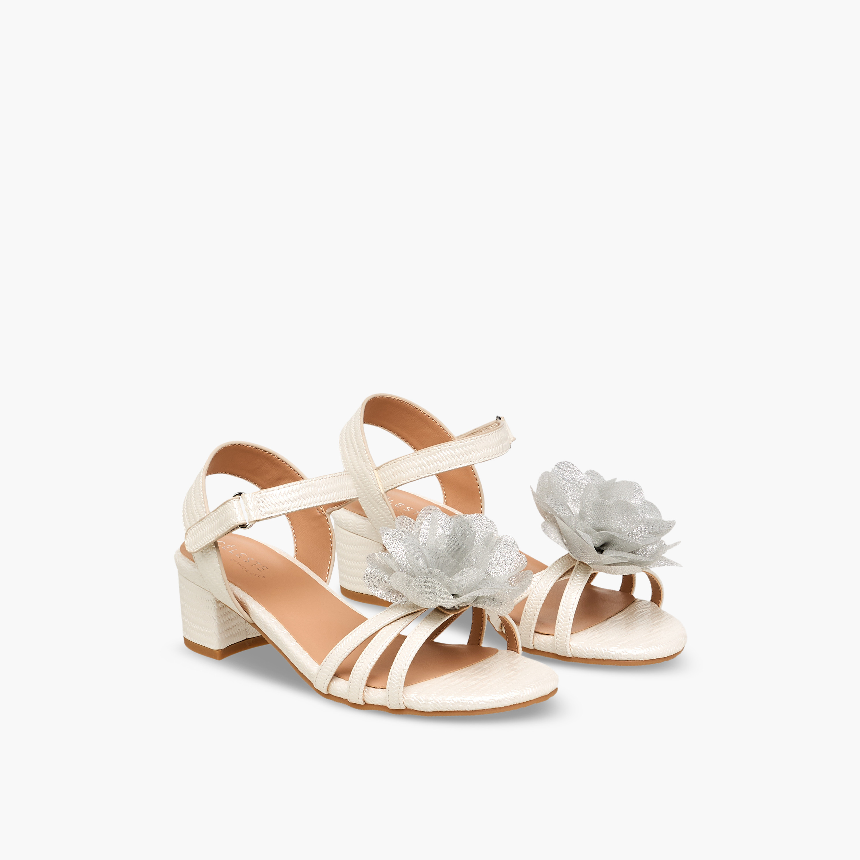 صندل بحزام كاحل وكعب سميك للبنات من سيليست-girls-shoes-sandals-image-1