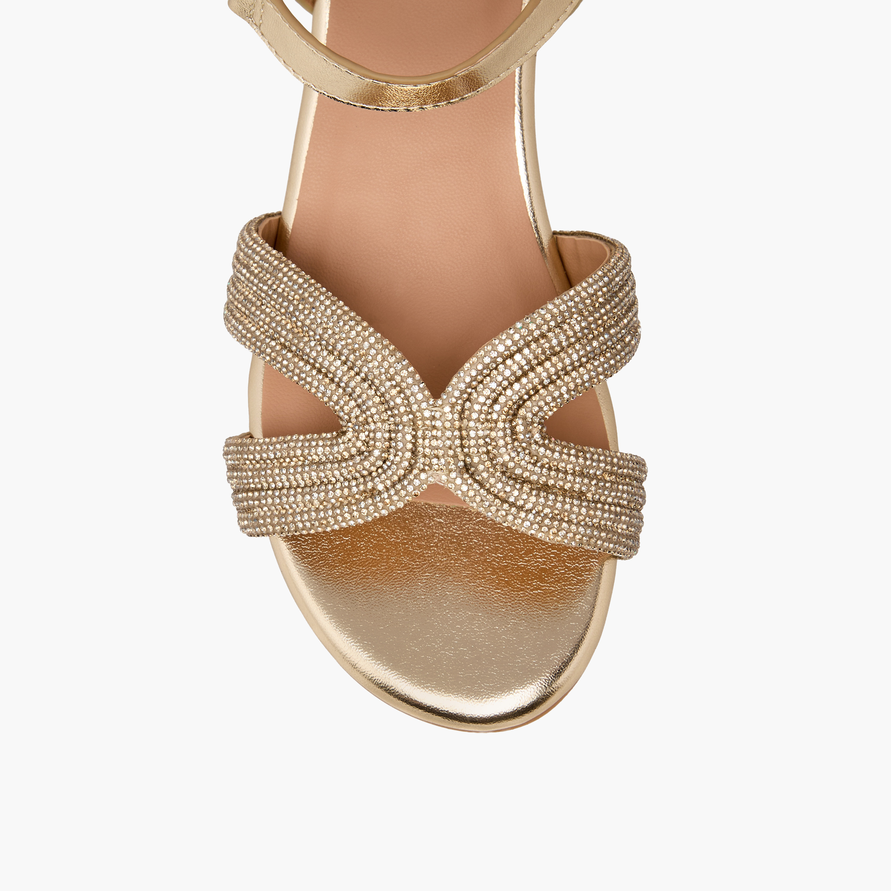 Celeste Girls Embellished Block Heel Sandals-girls-shoes-sandals-image-4