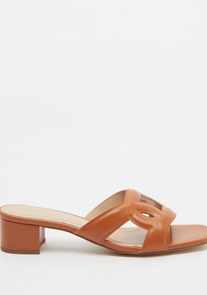 Celeste Slip-On Sandals with Block Heels-Women%27s Heel Sandals-image-0