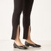 Celeste Women's Logo Accent Slip-On Shoes with Block Heels-Women%27s Heel Shoes-thumbnail-0