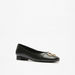 Celeste Women's Logo Accent Slip-On Shoes with Block Heels-Women%27s Heel Shoes-thumbnailMobile-1