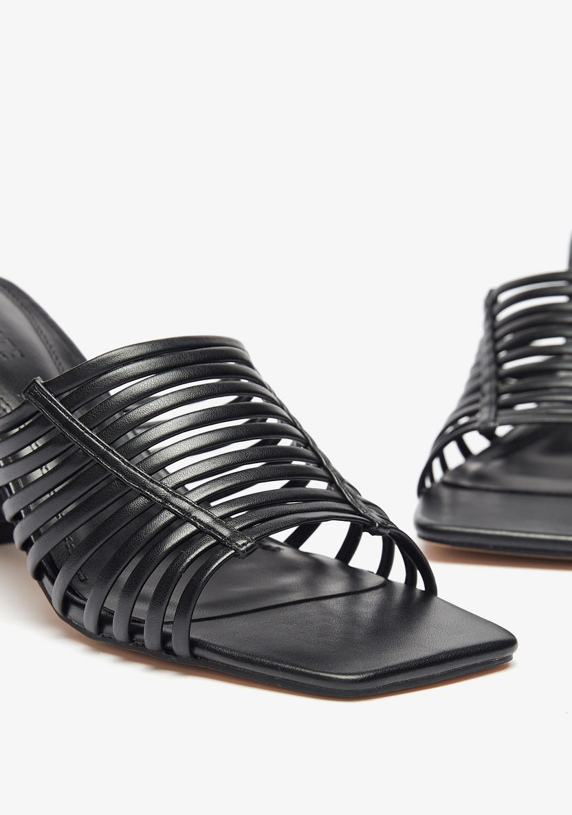 Celeste Women's Strap Sandals with Block Heels-Women%27s Heel Sandals-image-5