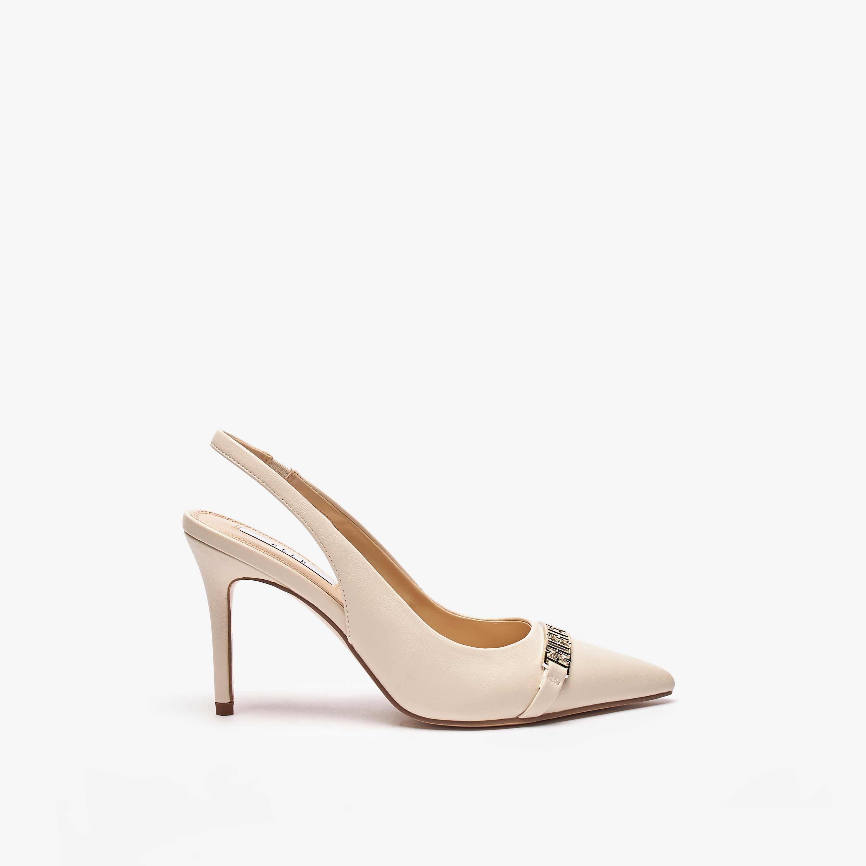 Open heel clearance pumps