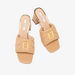 Elle Women's Quilted Slip-On Sandals with Block Heels-Women%27s Heel Sandals-thumbnail-2