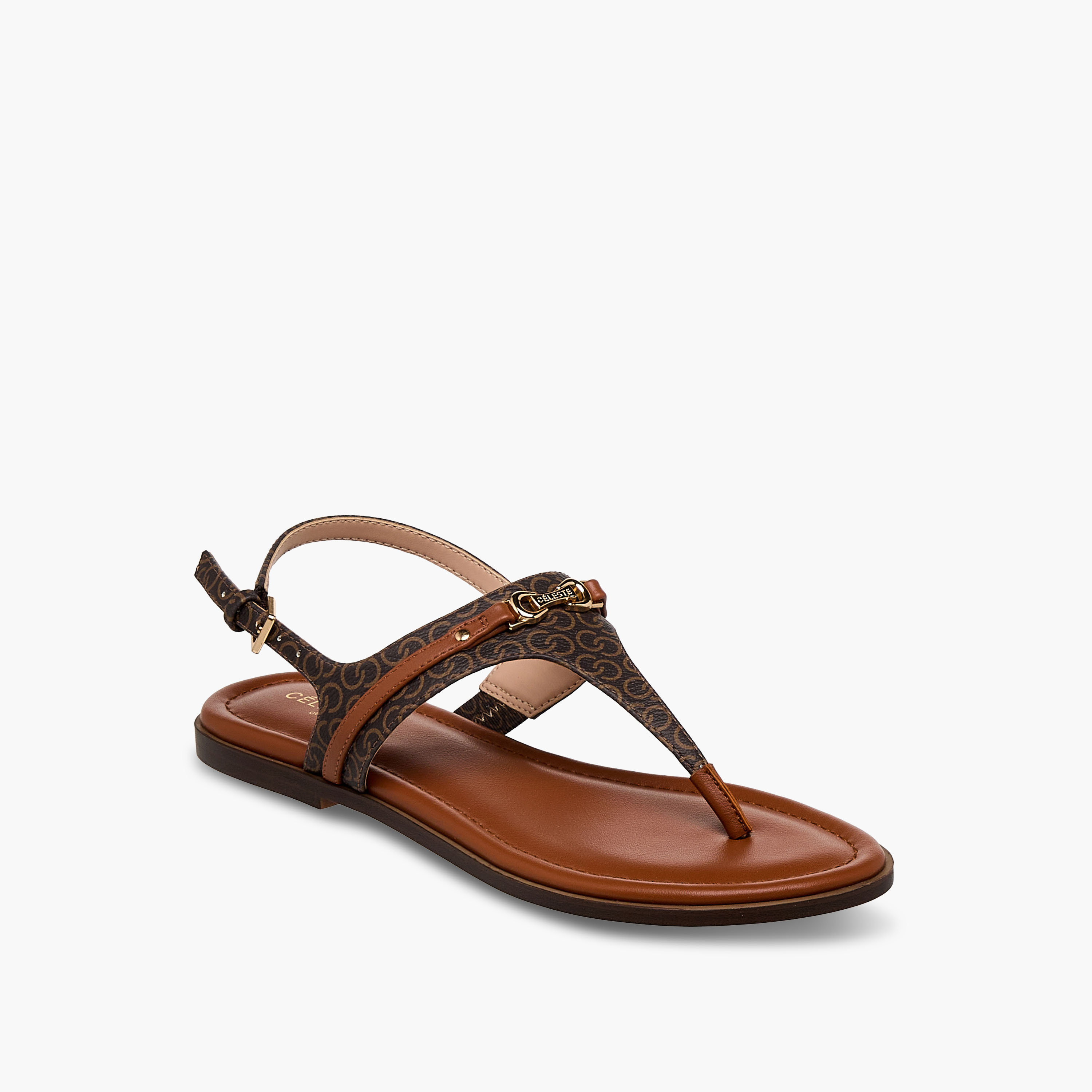 Celeste Women Buckle Closure Strap Sandals-women-shoes-flats-sandals-image-2
