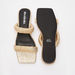 Haadana Textured Slip-On Slide Sandals-Women%27s Flat Sandals-thumbnail-4