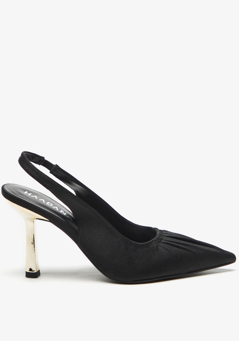Haadana Pointed Toe Slip-On Sandals with Stiletto Heels-Women%27s Heel Shoes-image-0