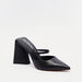 Haadana Textured Slip-On Shoes with Block Heels-Women%27s Heel Shoes-thumbnail-1