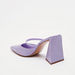 Haadana Textured Slip-On Shoes with Block Heels-Women%27s Heel Shoes-thumbnail-2