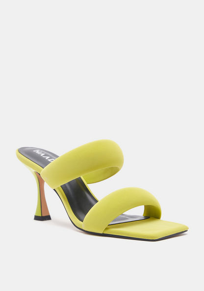 Haadana Open Toe Slip-On Sandals with Stiletto Heels-Women%27s Heel Sandals-image-1