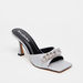 Haadana Women's Slip-On Sandals with Stiletto Heels and Embellished Chain Accent-Women%27s Heel Sandals-thumbnailMobile-1