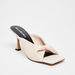 Haadana Slip-On Textured Sandals with Stiletto Heels-Women%27s Heel Sandals-thumbnail-1