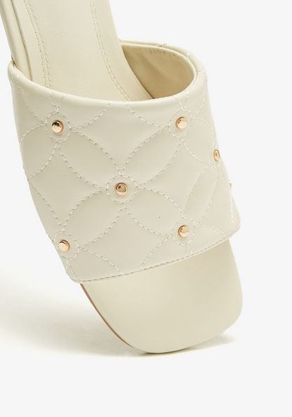 Celeste Women's Quilted Slip-On Slide Sandals-Women%27s Flat Sandals-image-3