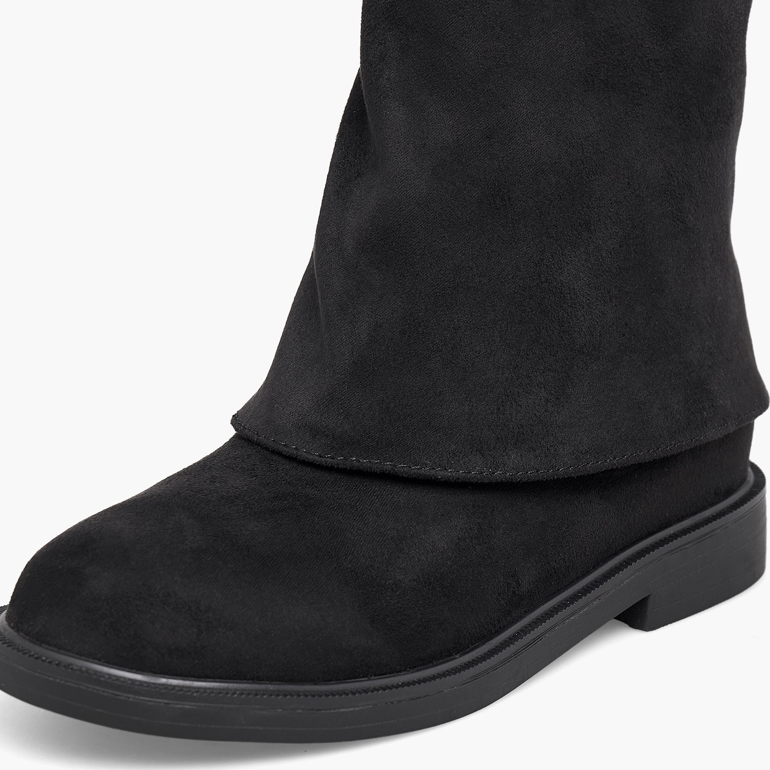 Little Missy Girls Foldover Ankle Boots-girls-shoes-boots-image-4
