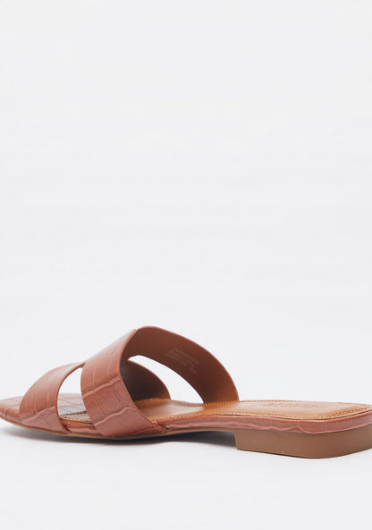 Celeste Women's Textured Slip-On Sandals-Women%27s Flat Sandals-image-2